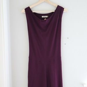 Plum Sundress with back cutout